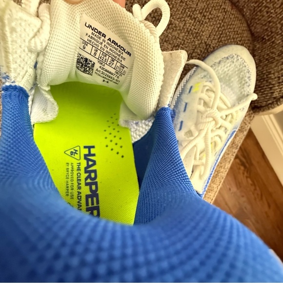 Under Armour Men's Baseball Cleats Size 9 Bryce Harper Low ST HOVR - Picture 10 of 12